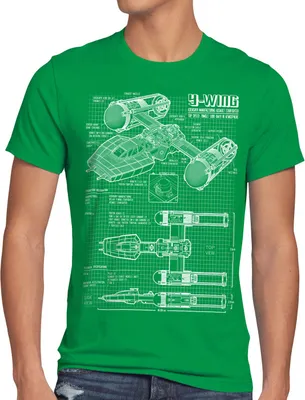 Produktbild von style3 Y-Wing Herren T-Shirt rebellion