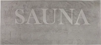 Produktbild von Saunatuch 80x200 cm saugstark 100% Baumwolle grau
