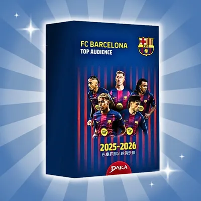 Produktbild von Daka 2025–26 FC Barcelona Top Audience – Hobby Box | Sammelkarten
