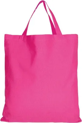 Produktbild von Famanu Baumwolltaschen Set 10 Stück, 28 Farben, 38 x 42 cm, Einkaufstaschen mit kurzen Henkel