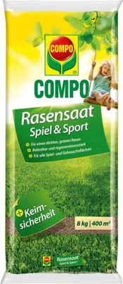 Produktbild von Rasensaat Spiel und Sport COMPO 8 kg 400 m²
