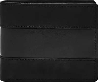 Produktbild von FOSSIL Geldbörse Everett Large Coin Pocket Bifold Black schwarz