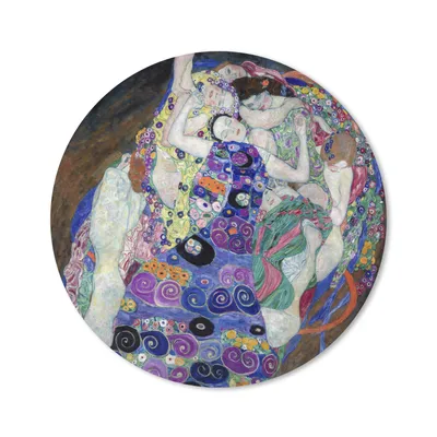 Produktbild von MuchoWow® Mauspad Mousepad Die Jungfrau - Gustav Klimt 20x20 cm - Mousepads - Maus Mat - Pad - Mausunterlage - Schreibtischmatte