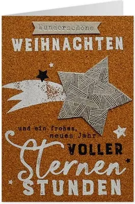 Produktbild von Weihnachtskarte - Wunderschöne Weihnachten
