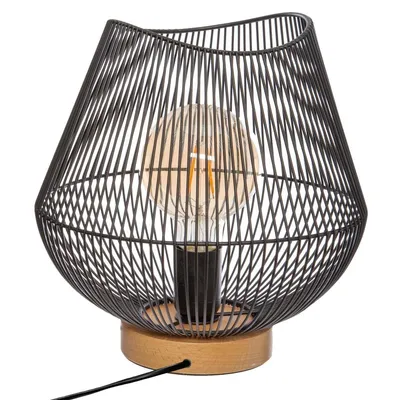 Obrázek produktu pro Stolní lampa JENA v loftovém stylu, černá, 28 cm