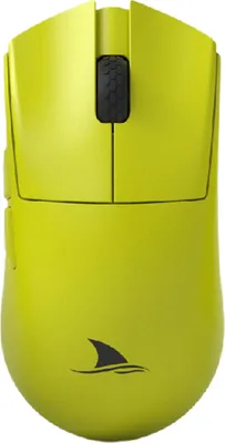Produktbild von Darmoshark M3s Mini 2KHz kabellose Bluetooth-Gaming-Maus, einstellbare DPI (bis zu 26000 DPI) | Drei Anschlüsse (BT 5.0+2,4G Wireless+Typ-C) | Anpassbare Programmierung, Gelb