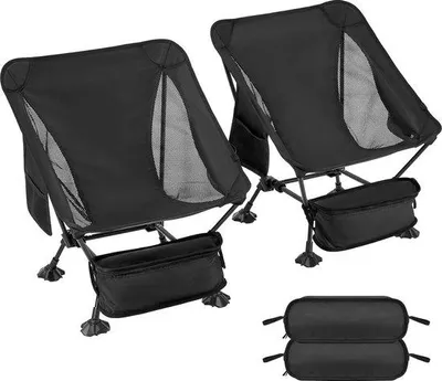 Produktbild von Famanu Campingstuhl Ultraleicht und Faltbar - 51 cm Breite, 150 kg Tragkraft