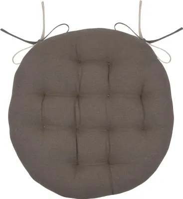 Obrázek produktu pro Podsedák na židli DUO COLOR taupe/béžová Ø 38 cm France