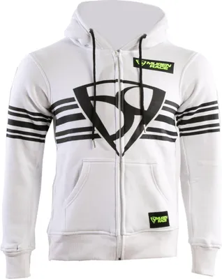 Produktbild von MUGENRACE Shield Zip Hoodie Zip Hoodie, weiß, XL