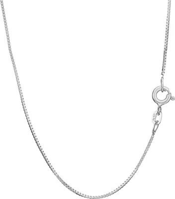 Produktbild von Echte 925er Sterlingsilber Venezianerkette Silberkette 45cm 0,70mm 1,9g 5965