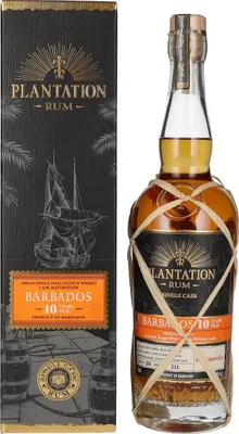 Produktbild von Plantation Rum BARBADOS 10 Years Old Arran Finish by delicando 2023 50,9% Vol. 0,7l in Geschenkbox