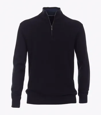 Produktbild von CASAMODA Herren Stricktroyer (423980900), Größe: M, Farbe: Dunkelblau (135)