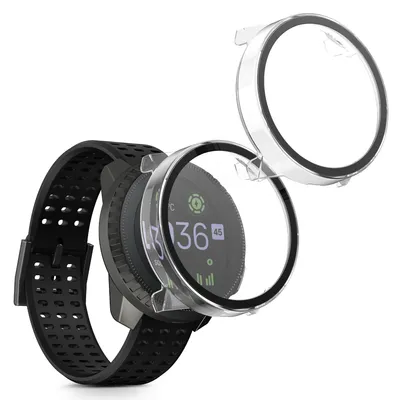 Produktbild von kwmobile 2x Glas Hülle für Suunto Vertical Schutzhülle - Fullbody Fitnesstracker Case Set aus Glas - Transparent