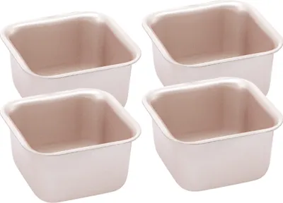 Obrázok produktu pre CANDeal 2,5-palcová forma na minibuchty, forma na pečenie jednotlivých koláčov s nepriľnavým povrchom, forma na pečenie koláčikov, minibuchty na pečenie v rúre (balenie 4)