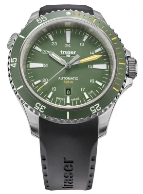 Produktbild von Traser H3 - 110326 - Armbanduhr - Herren - Automatik - P67 Diver Green Kautschuk