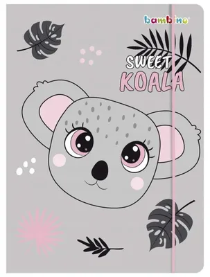 Produktbild von Bambino Schulordner A4 mit Gummiband Koala/Fox