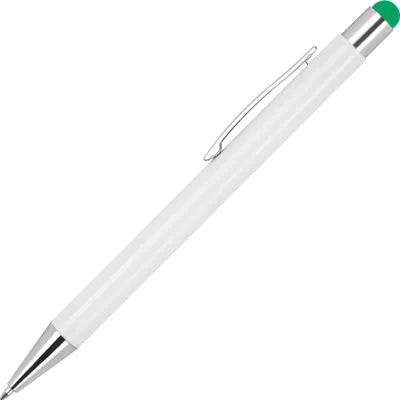 Produktbild von 10 Touchpen Kugelschreiber / aus Metall / Stylusfarbe: grün