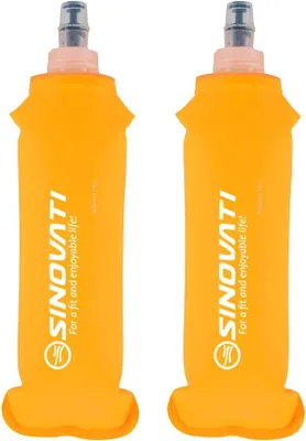 Image de Bouteille pliable en TPU, sans BPA, 500 ml, gourde pour la randonnée