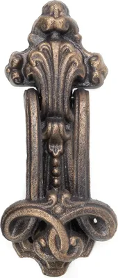 Produktbild von Moritz Türklopfer Ornament Antik Stil Gusseiesen Rustikal Türklingel Door Knocker Barock Türglocke Haustür Türdekoration Türgong