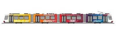 Produktbild von Rietze STRA01102 - 1/87 / H0 Adtranz GT8 VAG Nürnberg-N-Ergie - Neu