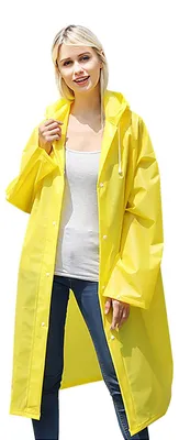 Produktbild von Wasserdichte Poncho für Erwachsene mit Kapuze