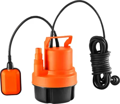 Obrázok produktu pre Ponorné čerpadlo na znečistenú vodu - výkon 320 W - prietok 6000 l/H - výtlačná výška 7 m - spoľahlivé vodné čerpadlo na všestranné použitie
