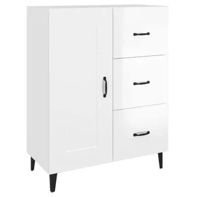 Produktbild von Sideboard Hochglanz-Weiß 69,5x34x90 cm Holzwerkstoff