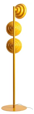 Produktbild von Stehleuchte Metall G9 148 cm hoch Gelb 3-flammig Modern Stehlampe