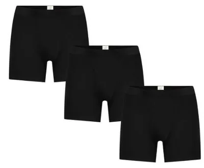 Produktbild von Bio-Baumwoll-Herren Boxershorts mit Eingriff - 3er Pack