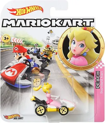 Immagine prodotto di Hot Wheels Mario Kart Replica 1:64 Peach pressofuso