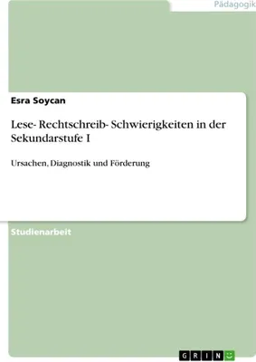 Produktbild von Lese- Rechtschreib- Schwierigkeiten in der Sekundarstufe I