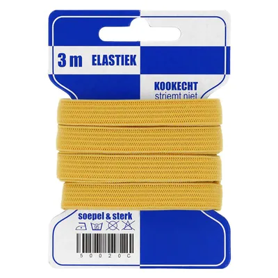 Produktbild von 3 m Gummiband 10 mm elastisches Band Wäscheband Farbwahl