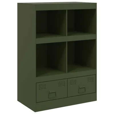 Immagine prodotto di Credenza Verde Oliva 67x39x95 cm in Acciaio