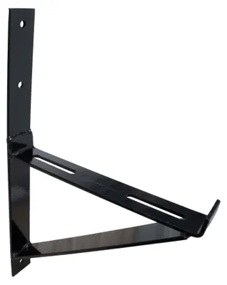 Produktbild von DAPRONA Laufroststütze für Dachtritt und Laufrost, Wandmontage Schwarz 25cm, Dachtritte für Schornsteinfeger, sicherer Kamin-Zugang