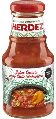 Obrázek produktu pro Herdez Salsa Casera 240 ml – autentická mexická domácí kuchyně pro tacos a nachos