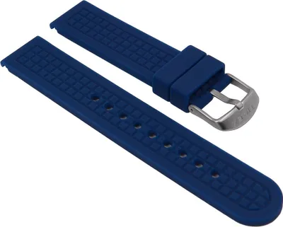 Produktbild von Ersatzband Silikon dunkelblau weich 20mm für Timex T2P032