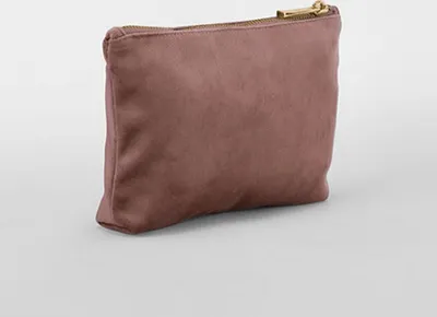 Produktbild von BagBase BG714 | Velvet Accessory Bag - Farbe: Rose Quartz - Größe: S (21 x 15 cm)