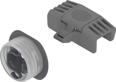 Produktbild von Blum Merivobox Mitnehmer Set für Innenschubkasten Möbelbeschlag, KS indiumgrau