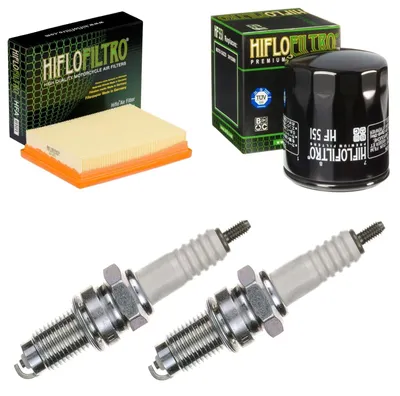 Immagine prodotto di Kit di manutenzione per Moto Guzzi Stelvio 1200 8V ABS 2009: filtri e candele di accensione di pamoto - Nuovo