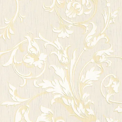 Produktbild von Profhome 956337-GU Textiloptik Tapete Blumen matt creme gold beige 5,33 m2