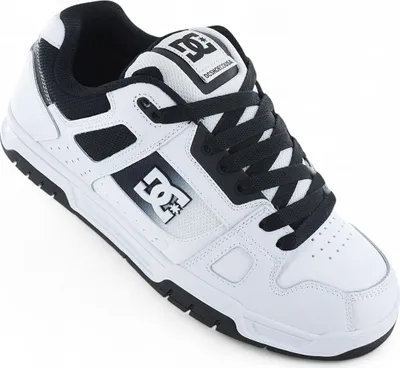 Produktbild von DC Shoes Stag - Herren Sneakers Skater Skate Schuhe Leder Weiß DC01813-062 , EU 46.5