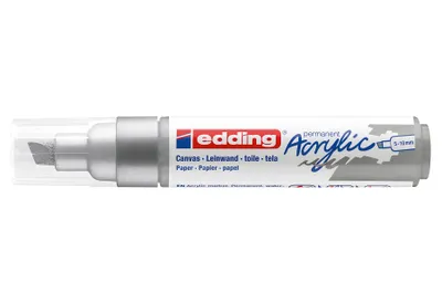Immagine prodotto di edding 4-5000923 edding 5000 Acrylstift silber 5,0 -10,0 mm, 1 St.