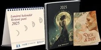 Produktbild von Lunárny kalendár Krásne pani s publikáciou 2025 - Žofia Kanyzová kalendár + kniha