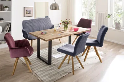 Produktbild von Esszimmertisch Küchentisch Esstisch Speisetisch Massivholz Tisch "Roxbury I" Wildeiche