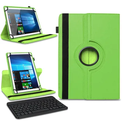 Produktbild von Tablet Tasche Tastatur Hülle für Blackview Tab 90 Schutzhülle Bluetooth CaseFarben:Grün