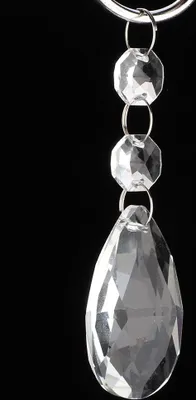 Produktbild von Kristall Glas Anhänger, transparent, #2 Design, für Raumdekoration & Geschenk, mit Aufhängung