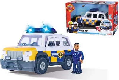 Zdjęcie produktu dla SIMBA Strażak Sam Jeep Policyjny Figurka Malcolma