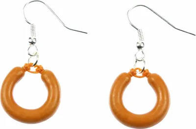 Produktbild von Wurst Ohrringe Fleischwurst Dauerwurst Miniblings Wurstring  braun