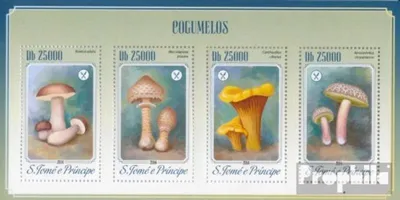 Produktbild von Briefmarken Sao Tome e Principe 2014 Mi 5785-5788 Kleinbogen (kompl. Ausgabe) postfrisch Pilze