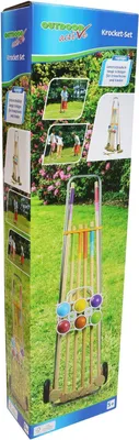 Image de OA Chariot de Croquet pour 6 joueurs, L92cm